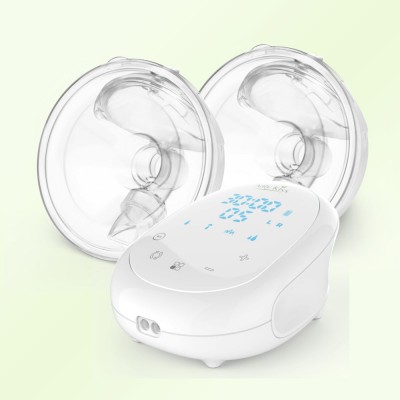 2020 OEM new design handsfree breast pump feeding supplies baby care portable food grade breast pump double breast milk pump