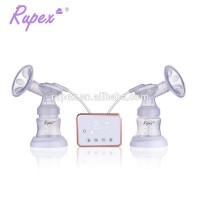 Best Selling Baby 2018 4-Expressional Lithium Battery Double Electric Breast Pump Oem