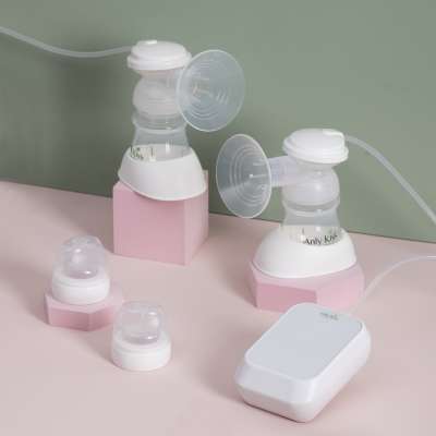 Hot item food grade safety multifunctional breast pumps accept OEM usb silicon breastpump electronic breast milk pump double